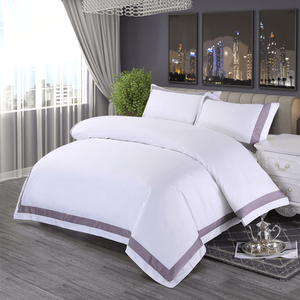 مجموعات مفروشات الفنادق Jieruiya Joint Design 100% قطن أبيض