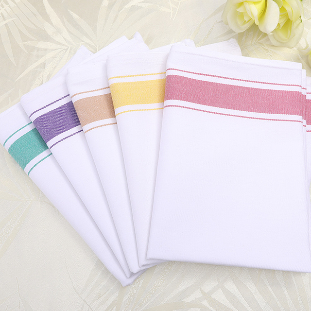 Tissu de tasse 100% coton pour restaurant d'h&ocirc;tel et salle &agrave; manger